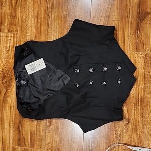 Hot Topic Thorn & Fable button vest